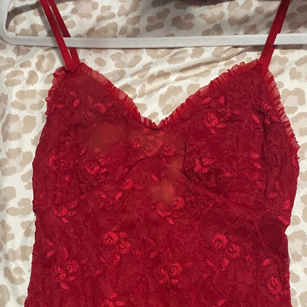 Cosabella vintage red midi dress
